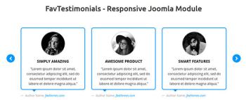 FavTestimonials - Responsive Joomla Module -1
